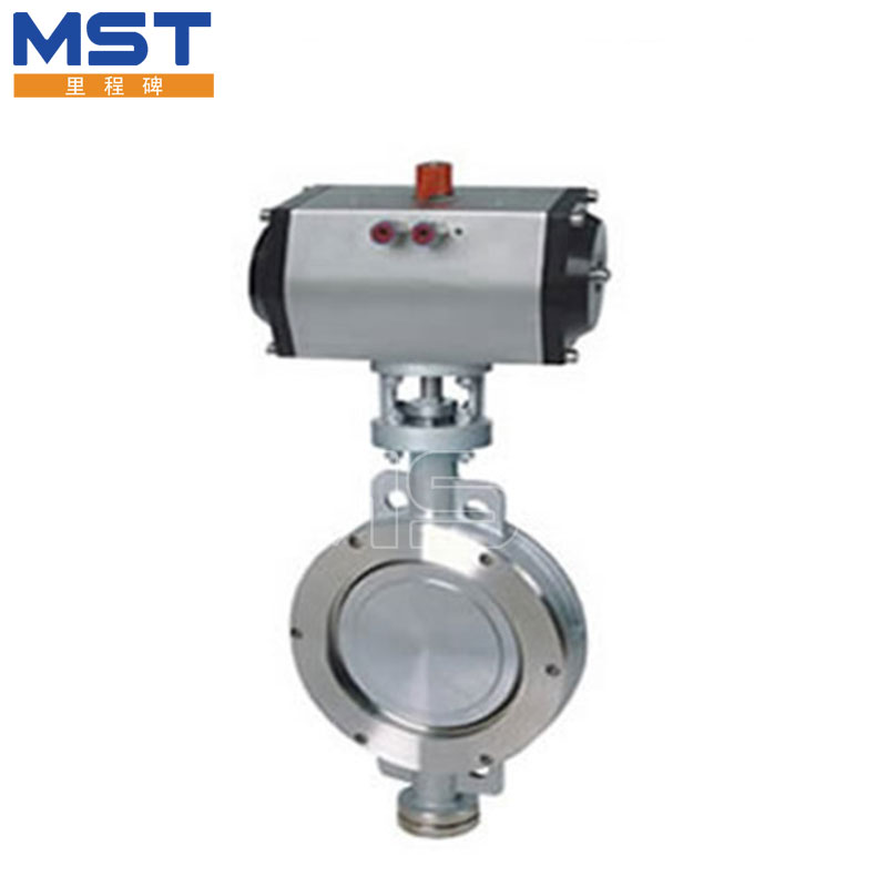 Pneumatisk Wafer Hard Seal Butterfly Valve